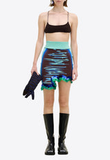 PH5 Casey Wavy Mini Skirt Multicolor RE26SK028BLU_BLUE MULTI