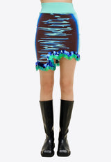 PH5 Casey Wavy Mini Skirt Multicolor RE26SK028BLU_BLUE MULTI