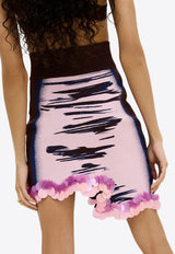 PH5 Casey Wavy Mini Skirt Multicolor RE26SK028PIN_PINK