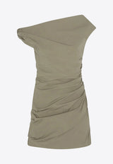 Paris Georgia Remmy One-Shoulder Mini Dress Cream REMMYD003-CLY_GREY
