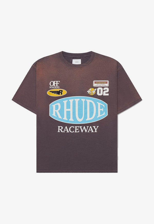Shop Rhude Raceway Printed Vintage T-shirt for Women online at THAHAB.COM. Shop all the new season's clothing, accessories and more from the top designer brands at the best price with express delivery.