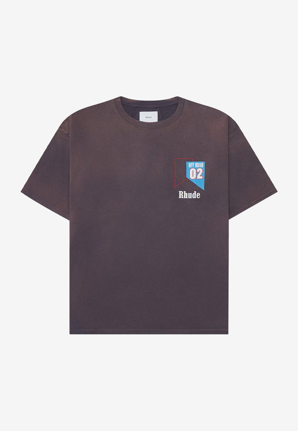 Shop Rhude Logo Print Vintage T-shirt for Women online at THAHAB.COM. Shop all the new season's clothing, accessories and more from the top designer brands at the best price with express delivery.