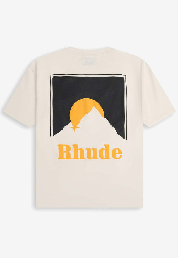 Rhude Moonlight Print T-shirt RHPS24TT02012611CREAM