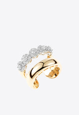 Yeprem Golden Strada Stackable Diamond Ring in 18-karat Yellow Gold RI2932.6