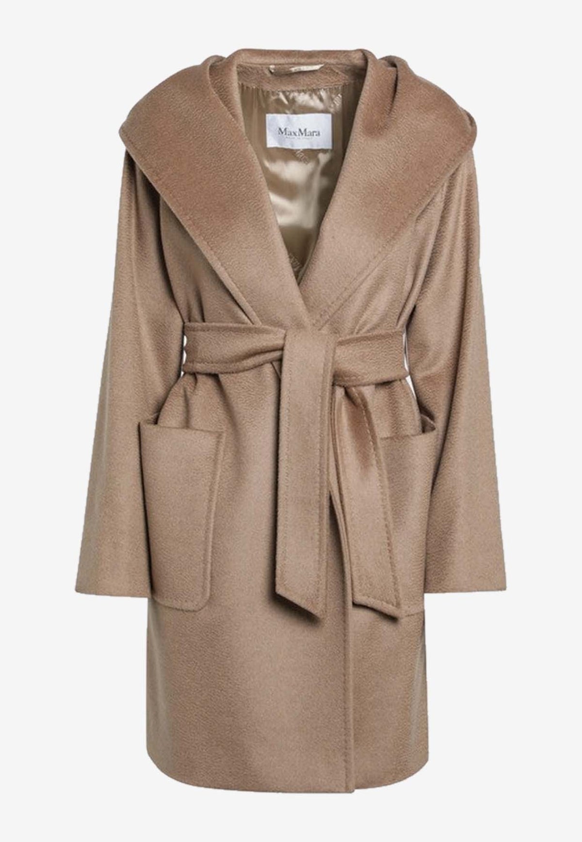 Rialto Camel Wrap Coat – THAHAB KW