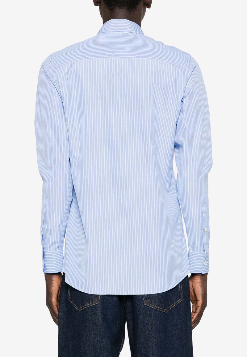 Moschino Striped Long-Sleeved Shirt RJ021770361294 1294 Blue