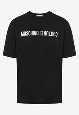 Moschino Logo Short-Sleeved T-shirt RJ070370411555 1555 Black