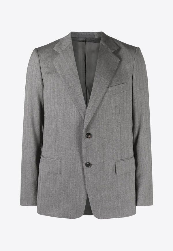 Lanvin Single-Breasted Wool Blazer RM-JA0005-5564-P23GREY