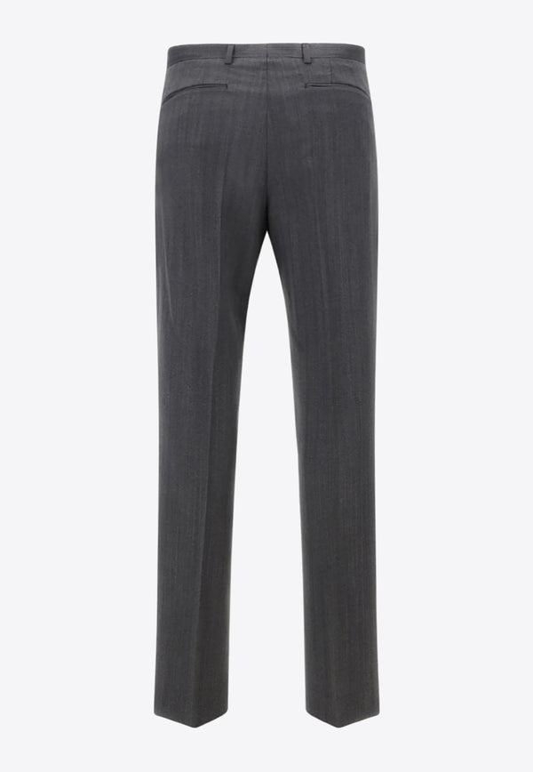 Lanvin Straight-Leg Tailored Pants RM-TR0002-5564-P23GREY
