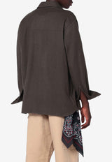 Destin Wool Buttoned Shirt Green ROLFSOWO/R_DESSR-MI