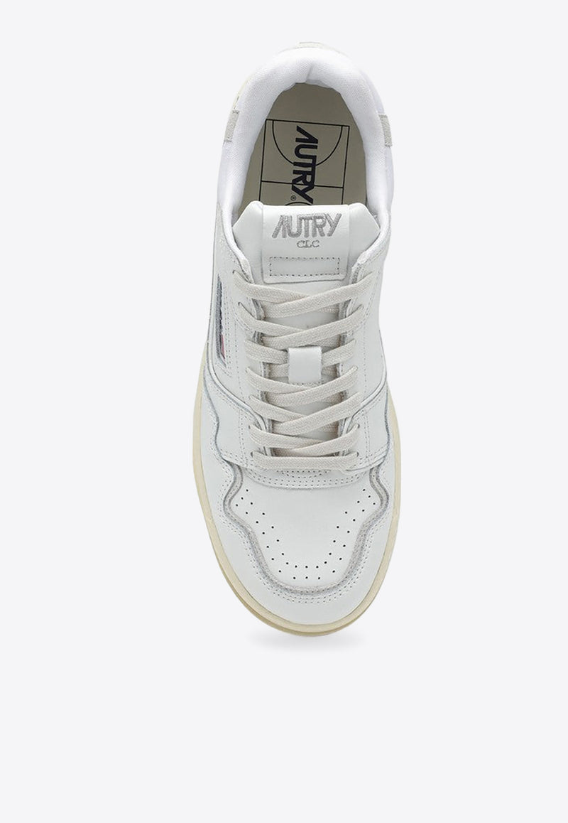 Autry CLC Leather Low-Top Sneakers White ROLMMM41/P_AUTRY-MM41