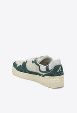 Autry CLC Suede and Mesh Sneakers Green ROLMSH05/P_AUTRY-SH05