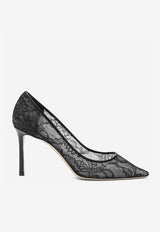 Jimmy Choo Romy 85 Lace Pumps Black ROMY85JXO/S_JIMCH-010003