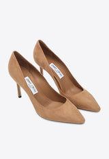 Jimmy Choo Romy 85 Suede Pumps Brown ROMY85KDU/R_JIMCH-TO