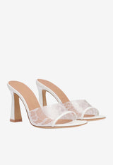 Malone Souliers Roxanne 90 PVC Mules White ROXANNE PVC 90-2 WHITE/WHITE