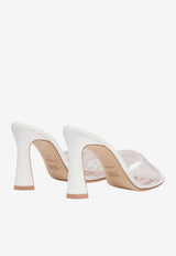 Malone Souliers Roxanne 90 PVC Mules White ROXANNE PVC 90-2 WHITE/WHITE