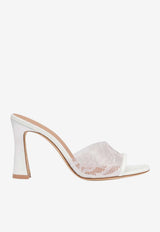 Malone Souliers Roxanne 90 PVC Mules White ROXANNE PVC 90-2 WHITE/WHITE