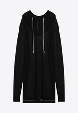 Rick Owens Semi-Transparent Hooded Sweatshirt Black RR01E5285JCR/Q_RICKO-09