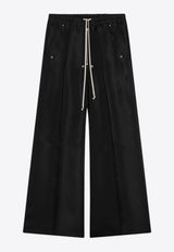Rick Owens Bela Wide-Leg Silk Pants Black RR01E5366SG/Q_RICKO-09