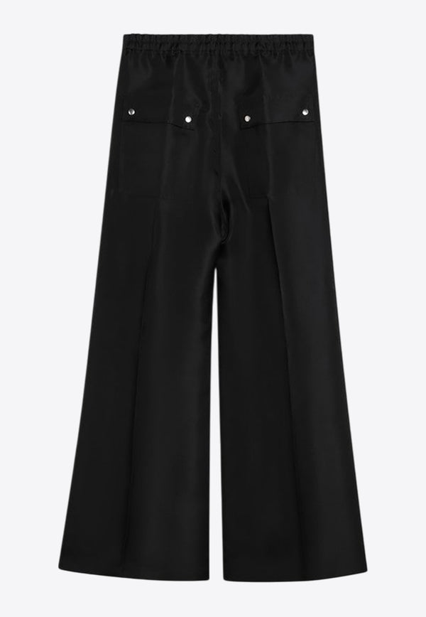 Rick Owens Bela Wide-Leg Silk Pants Black RR01E5366SG/Q_RICKO-09