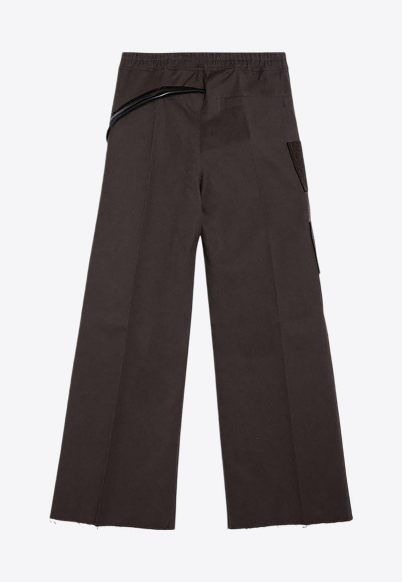 Rick Owens Bela Wide-Leg Pants Dark Brown RR02D6307CTWWTY/P_RICKO-240409