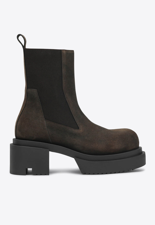 Rick Owens Bogun Beatle Suede Boots RR02E1832LCSI/R_RICKO-106