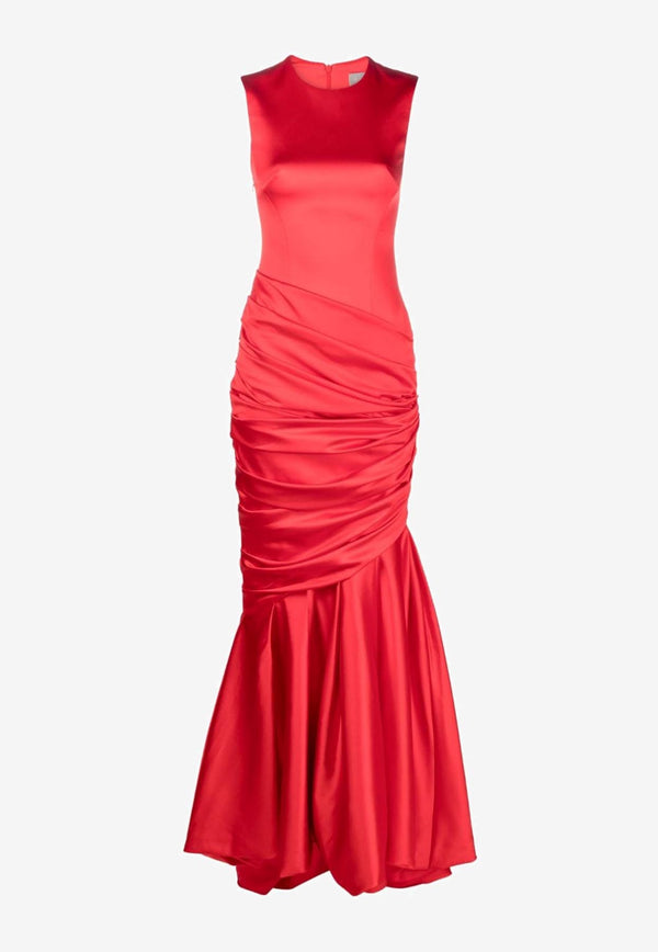 Shop Rasario Gathered Detail Satin Gown for Women online at THAHAB.COM. Shop all the new season's clothing, accessories and more from the top designer brands at the best price with express delivery.