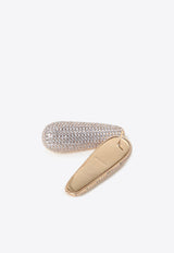 Self-Portrait Crystal Bar Earrings RS25-609EA-GD_GOLD