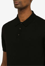 Roberto Collina Short-Sleeved Polo T-shirt Black