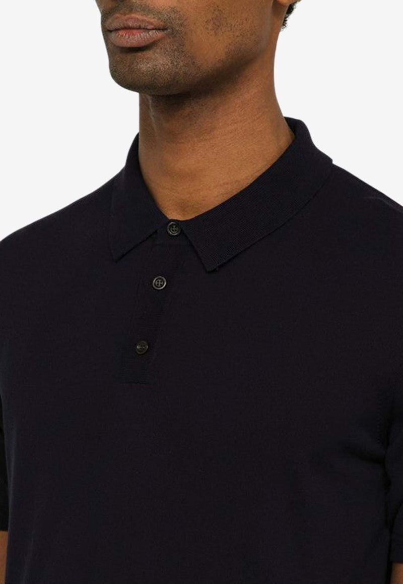 Roberto Collina Short-Sleeved Polo T-shirt Blue
