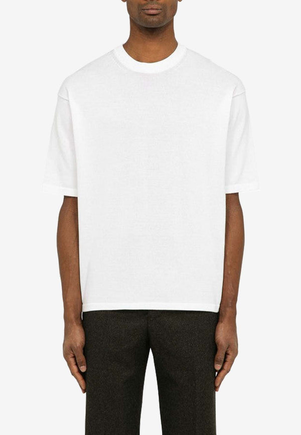 Roberto Collina Oversize Crewneck T-shirt  White