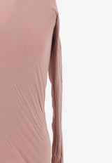 Rick Owens Basic Crewneck T-shirt Pink RU01D3257_UC_63