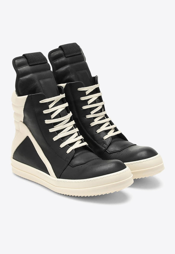 Rick Owens Leather High-Top Sneakers RU01D3894LOOLCO/O_RICKO-911