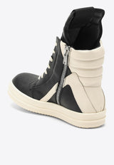 Rick Owens Leather High-Top Sneakers RU01D3894LOOLCO/O_RICKO-911