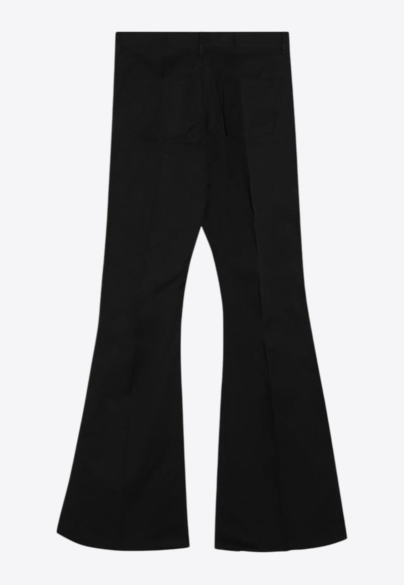 Rick Owens Bolan Flared Cargo Jeans  Black RU01E5336TE/Q_RICKO-09