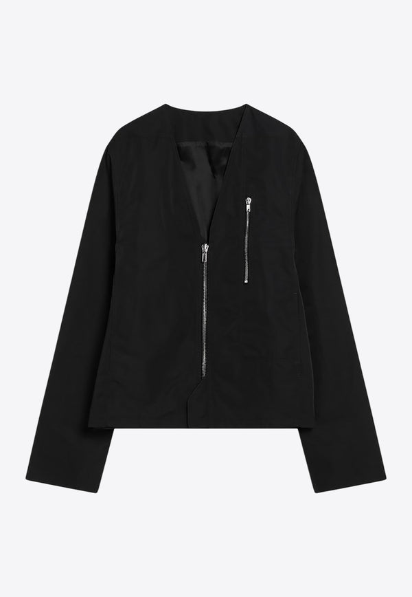 Rick Owens V Safety Zip-Up Jacket Black RU01E5775FT/Q_RICKO-09