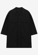 Rick Owens Oversized Buttoned Shirt Black RU01F2298TE/S_RICKO-09