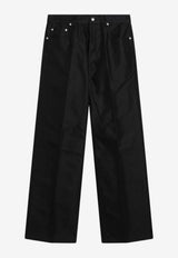 Rick Owens Back Crease Straight-Leg Pants Black RU01F2333CDU/S_RICKO-09