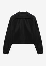 Rick Owens Cropped Zip-Up Jacket Black RU01F2742CDU/S_RICKO-09