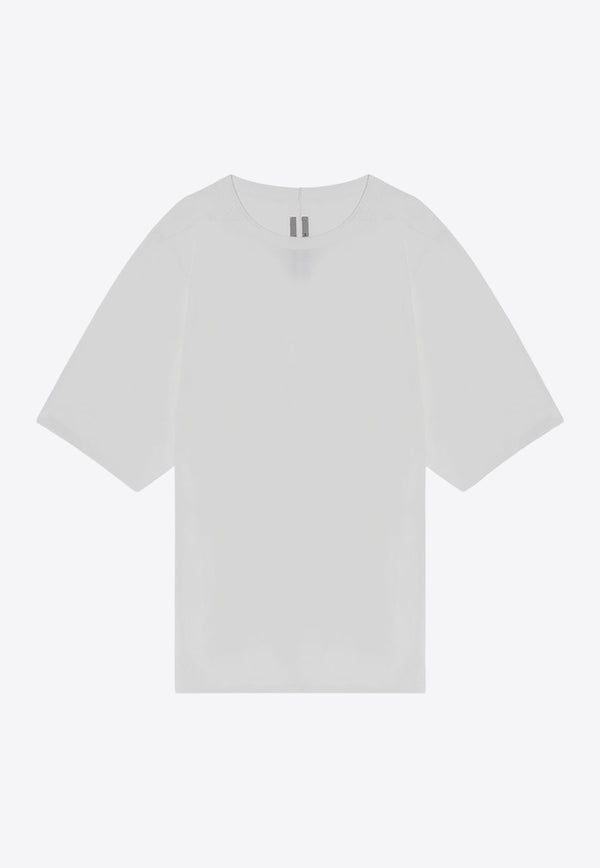 Rick Owens Oversized Crewneck T-shirt White RU02D6274JA/P_RICKO-11