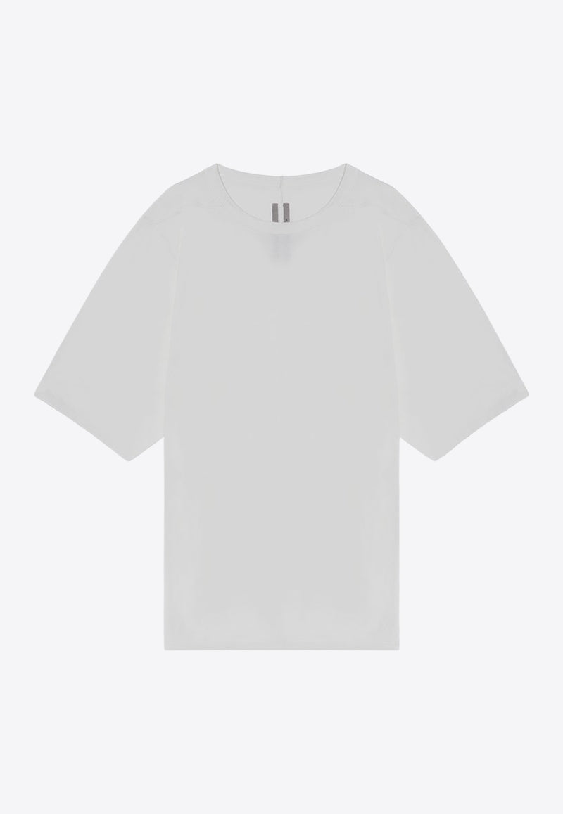 Rick Owens Oversized Crewneck T-shirt White RU02D6274JA/P_RICKO-11