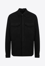 Rick Owens Work Long-Sleeved Shirt Black RU02D6291FL/P_RICKO-09