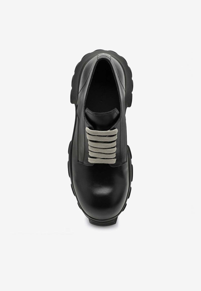 Rick Owens Bozo Tractor Lace-Up Shoes Black RU02D6884LRI/P_RICKO-99