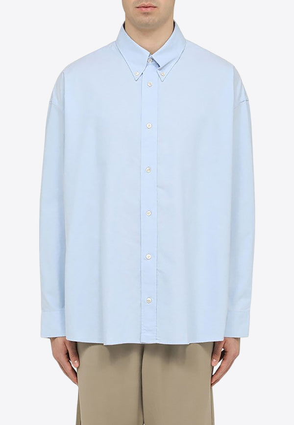 Studio Nicholson Ruskin Classic Long-Sleeved Shirt Light Blue RUSKIN1152/O_STUNI-OB