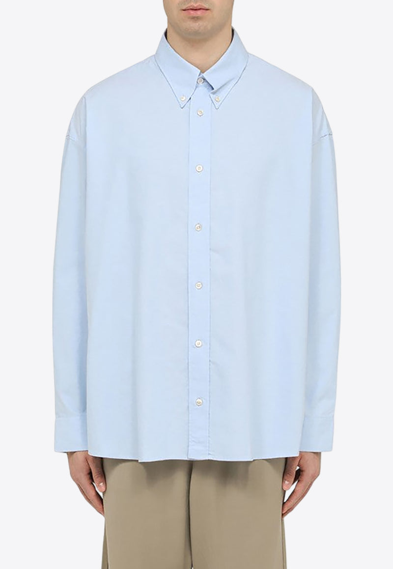 Studio Nicholson Ruskin Classic Long-Sleeved Shirt Light Blue RUSKIN1152/O_STUNI-OB