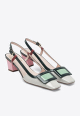 Roger Vivier 60 Belle Vivier Slingback Pumps Multicolor