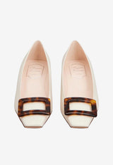 Roger Vivier Belle Vivier 45 Pumps in Calf Leather Off-white RVW00639540BSS C019