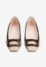 Roger Vivier Belle Vivier 45 Pumps in Canvas Natural RVW00644310UYA 9R21