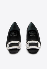 Roger Vivier Belle Vivier Crystal Embellished Ballet Flats  Black RVW00702220RS0/Q_ROGVI-B999