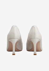 Roger Vivier Trompette 70 Pumps in Patent Leather Gray RVW40015280D1P B017